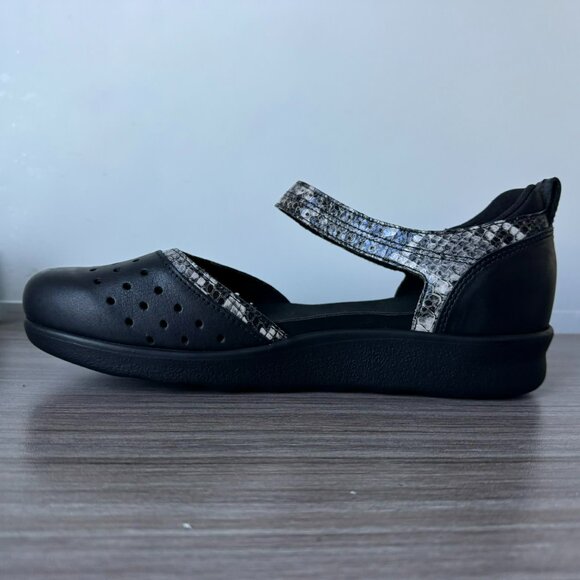 SAS Eden Gravity Women's Mary Jane Shoes $200 Black Mamba - Picture 6 of 14